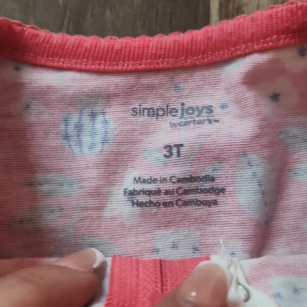 Carter's Cactus & Floral Footie Pajamas Size 3T